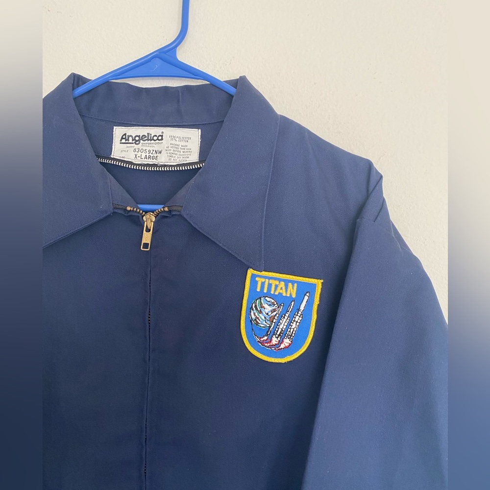 RARE Vintage 80s 90s NASA Titan Rocket Employee Jacket / Uniform • Size XL • USA